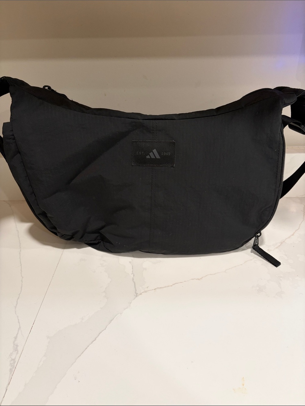 Adidas Black Crescent Crossbody Bag